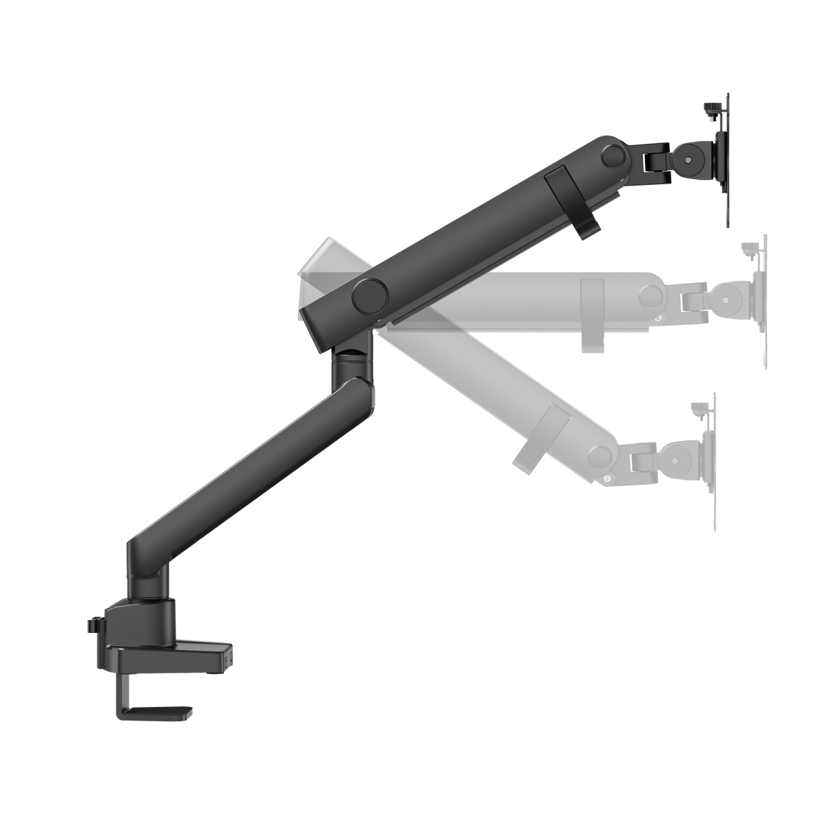Twisted Minds Single Screen Slim Heavy-Duty Mechanical Spring Monitor Arm
