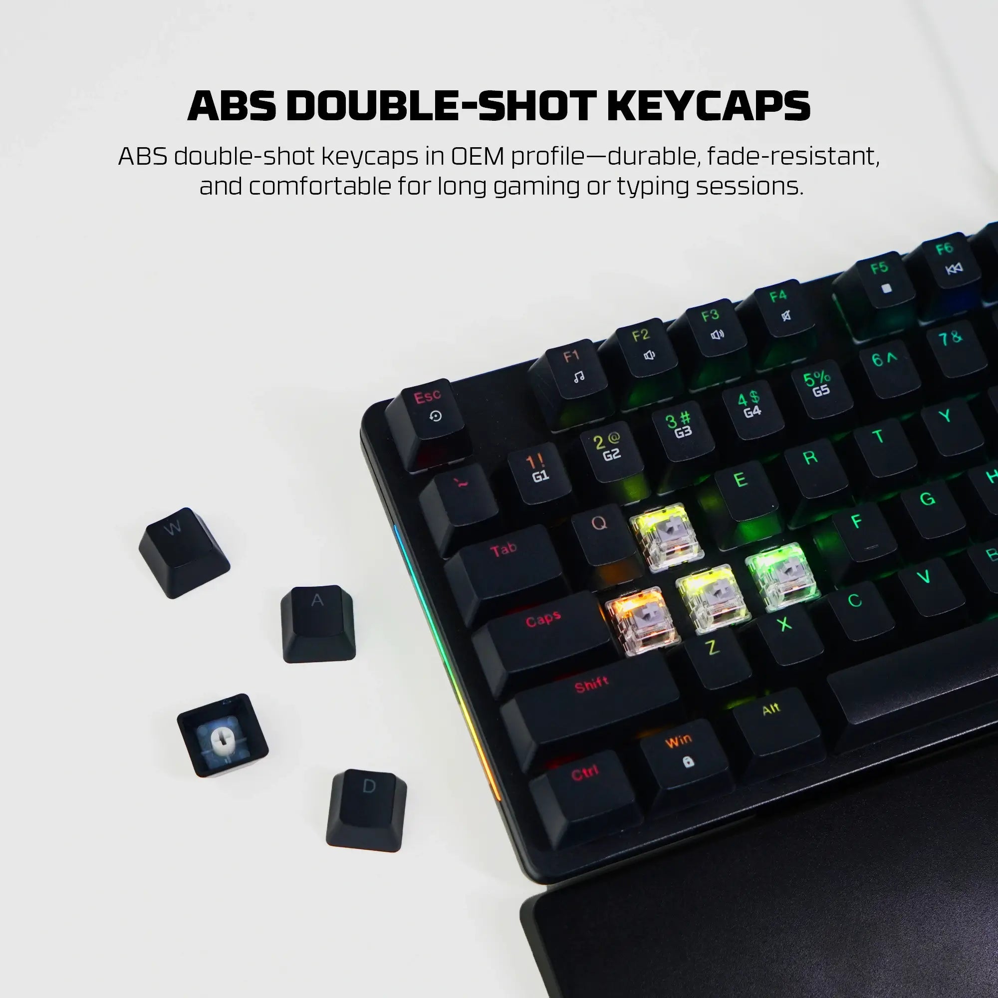 FANTECH MK894 MAX POWER II MECHANICAL GAMING KEYBOARD YALLOW SWITCH