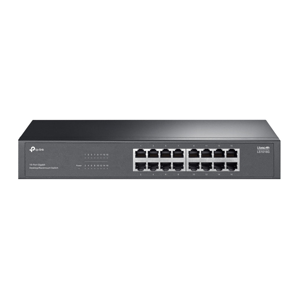 TP-LINK LS1016G 16-Port Gigabit Desktop/Rackmount Switch