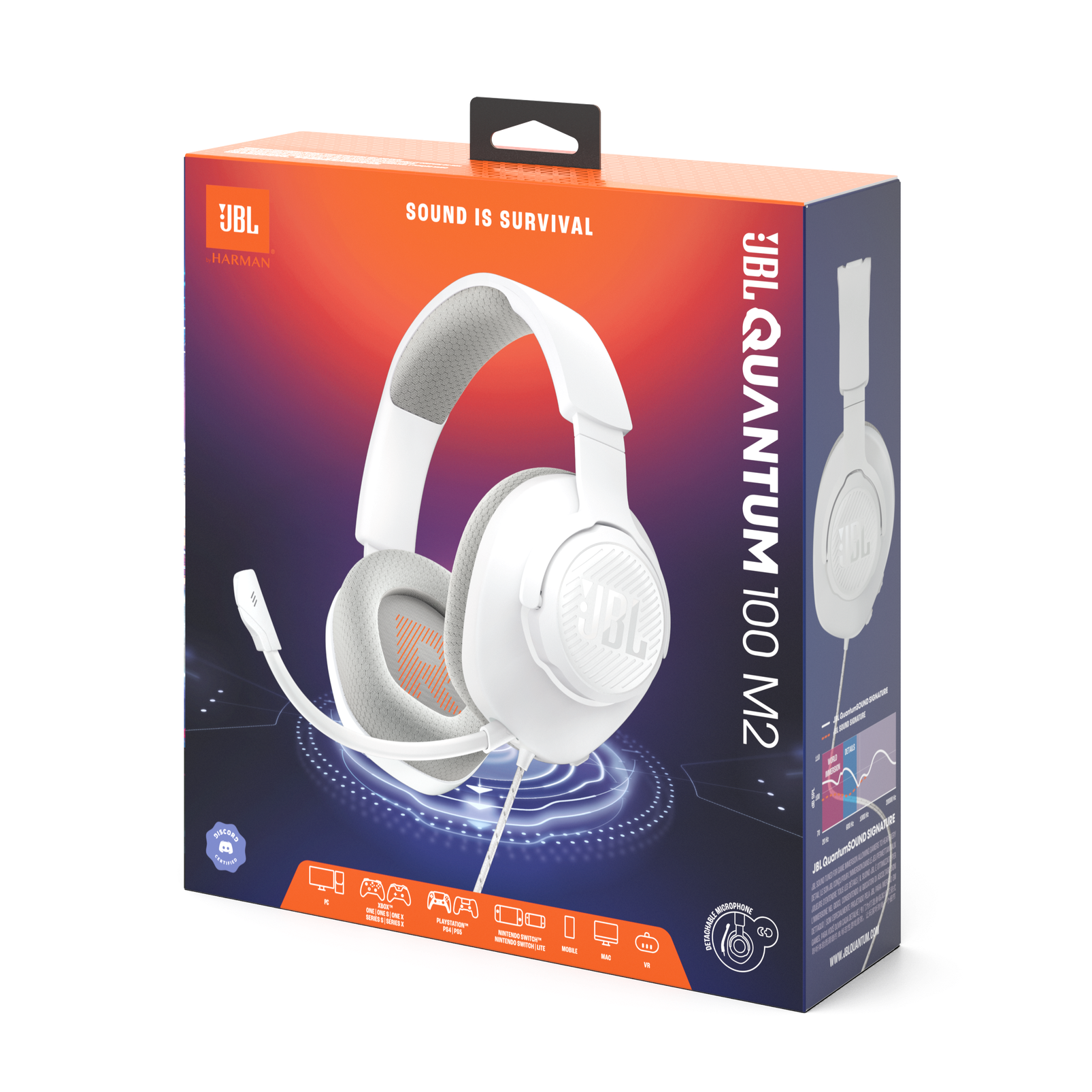JBL Quantum 100 M2 Wired Gaming Headset