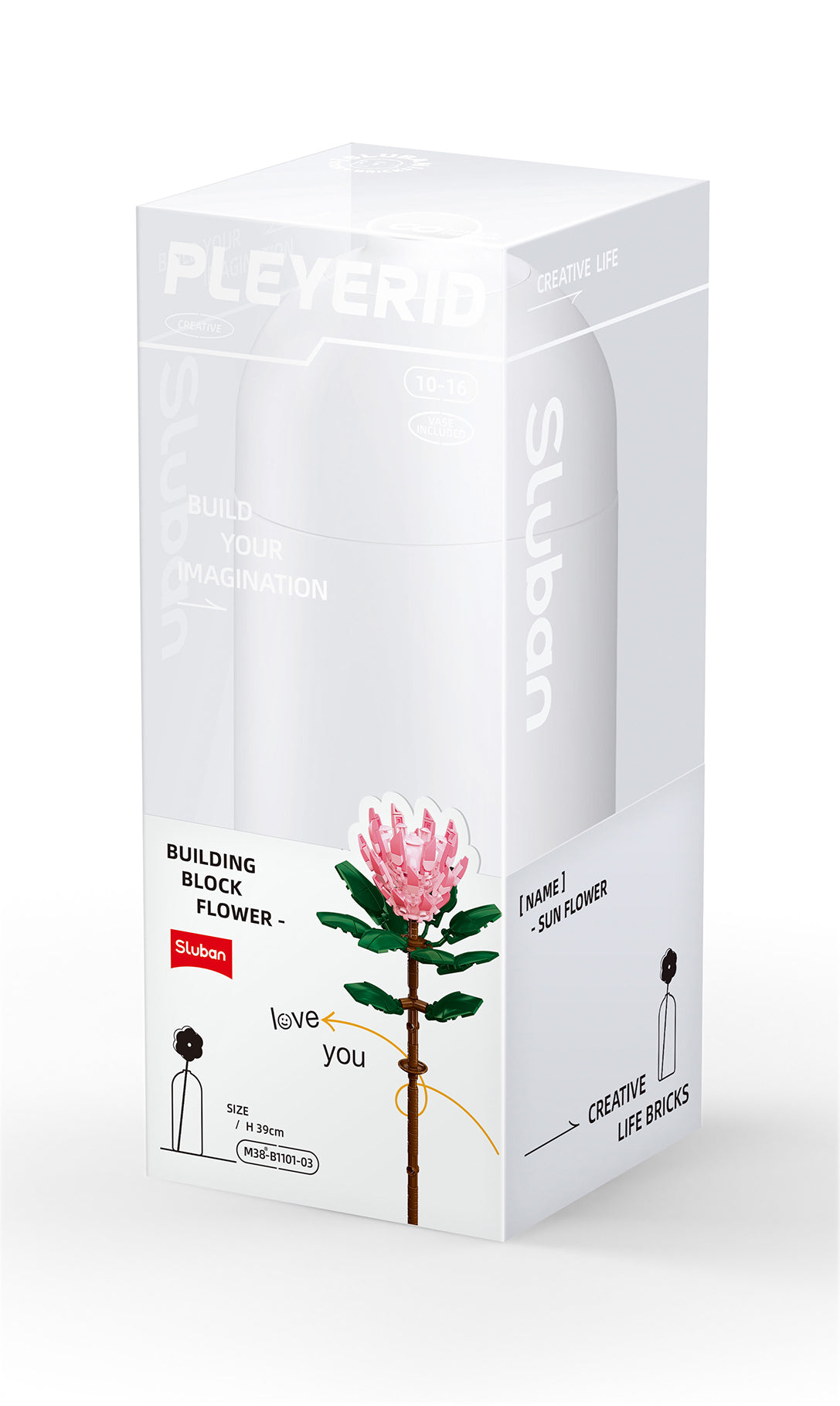 Sluban - PLEYERID-Protea Cynaroides 219PCS