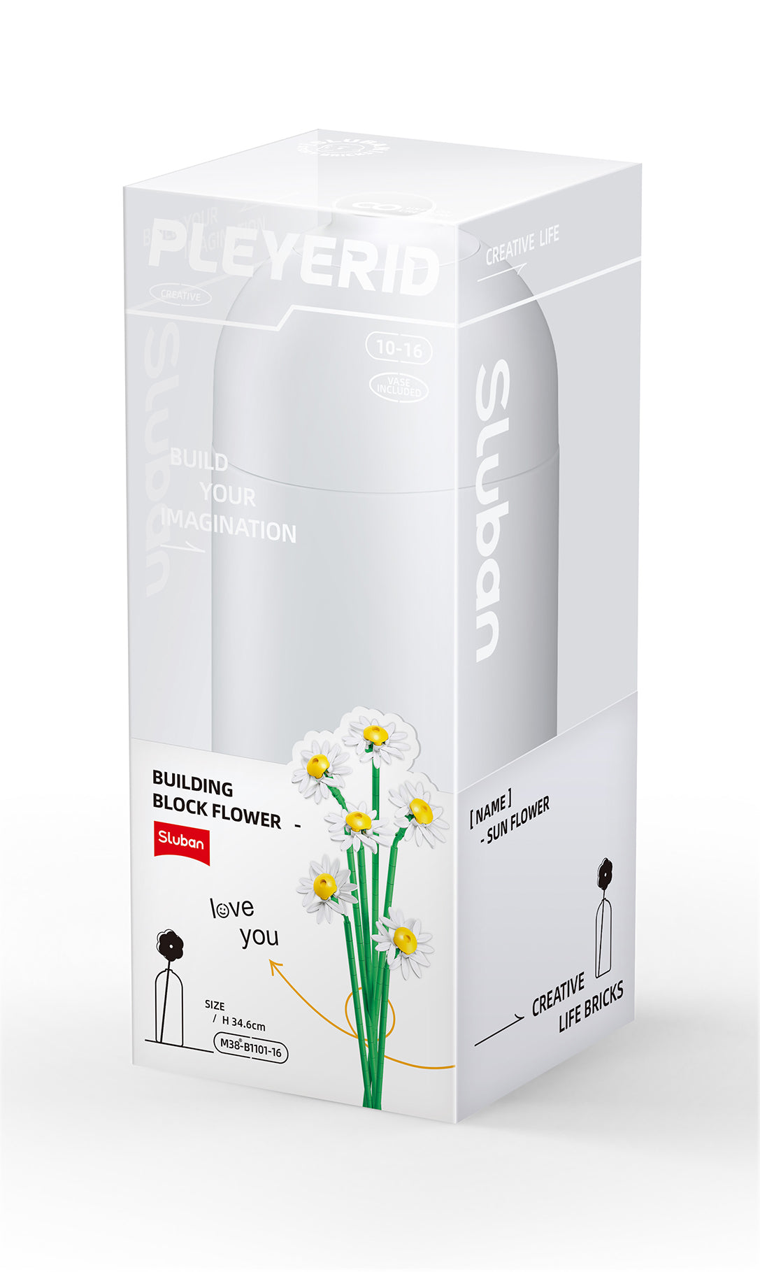 Sluban - PLEYERID-Daisy 255PCS
