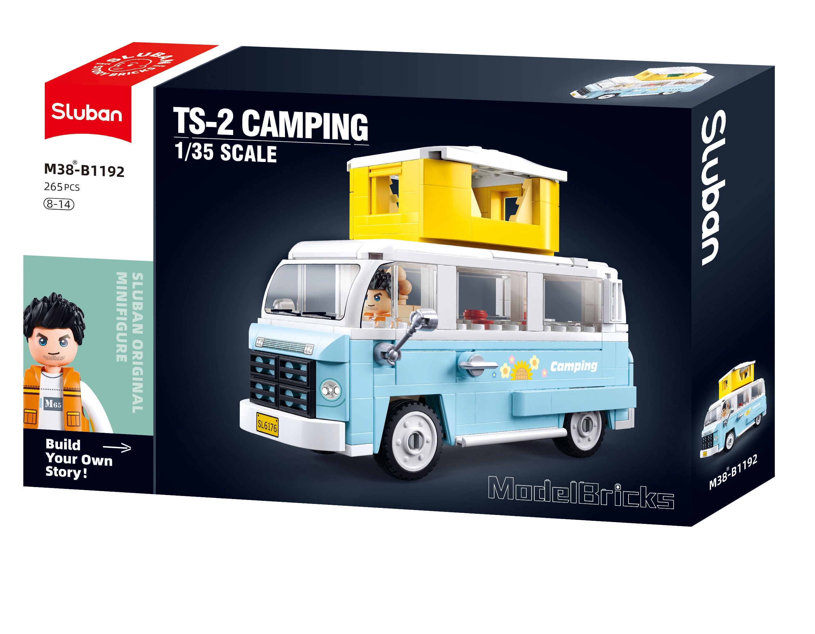 Sluban ModelBricks- 1/35 TS-2 camping 265pcs