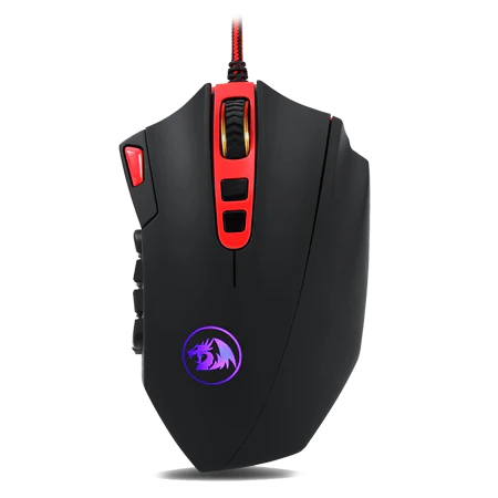 Redragon M901 Perdition 24000DPI MMO Mouse LED RGB Wired Gaming Mouse