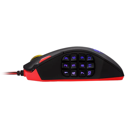 Redragon M901 Perdition 24000DPI MMO Mouse LED RGB Wired Gaming Mouse