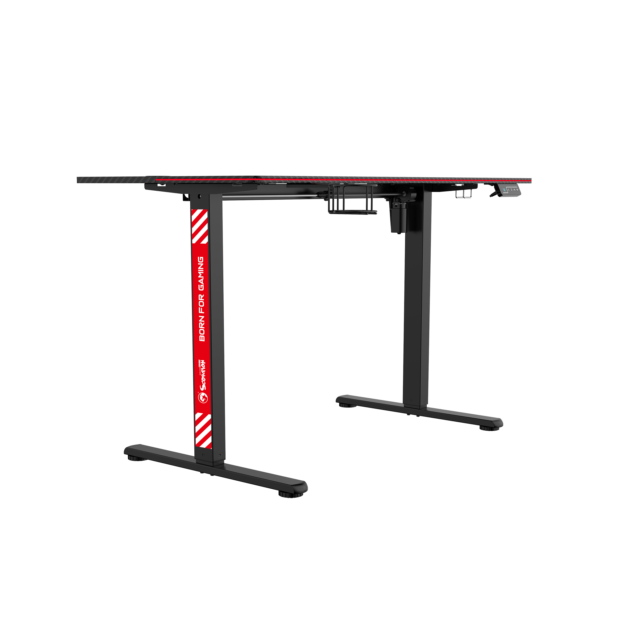 MARVO Arena E60 DE-10 Height-Adjustable & Ergonomic Gaming Desk