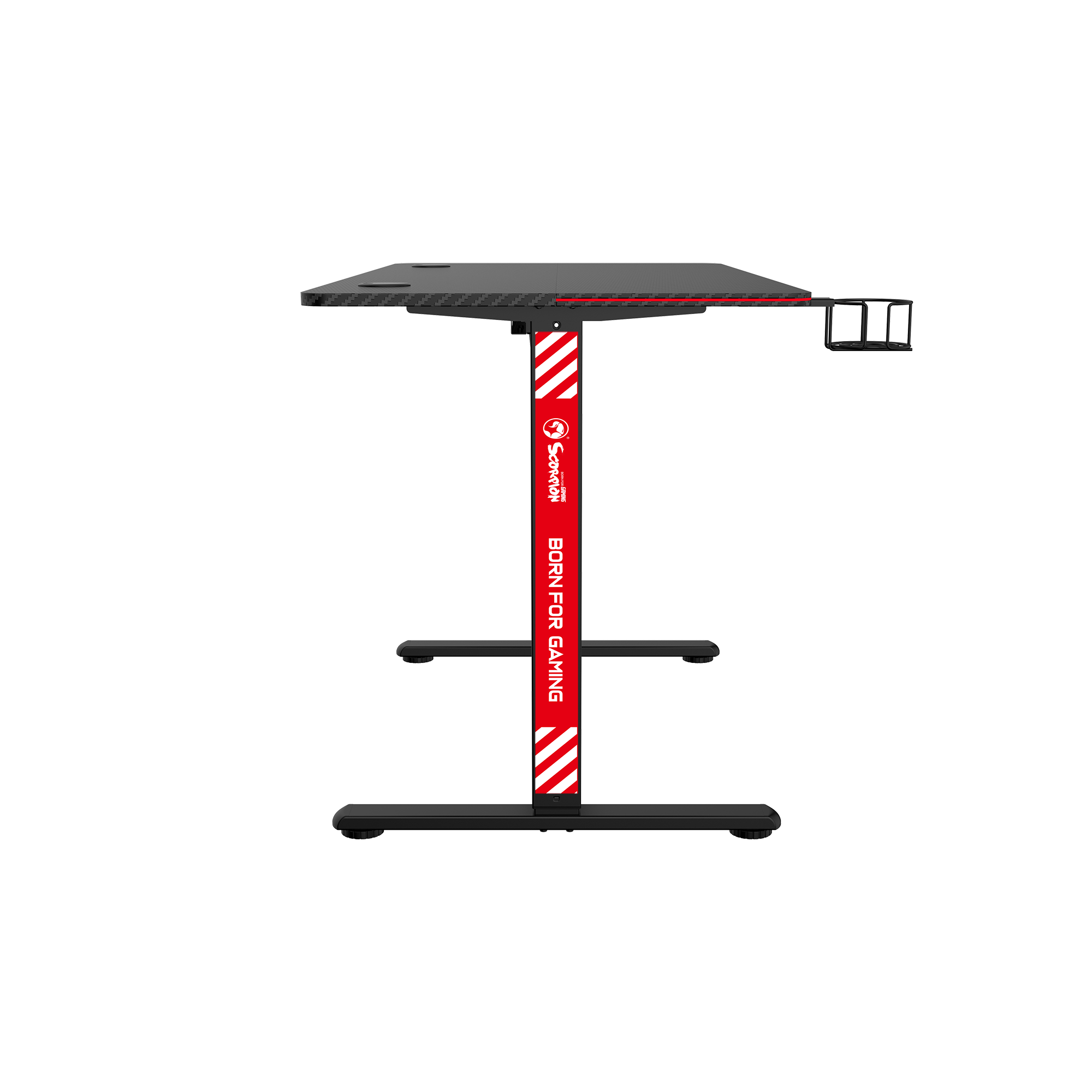 MARVO Arena E60 DE-10 Height-Adjustable & Ergonomic Gaming Desk