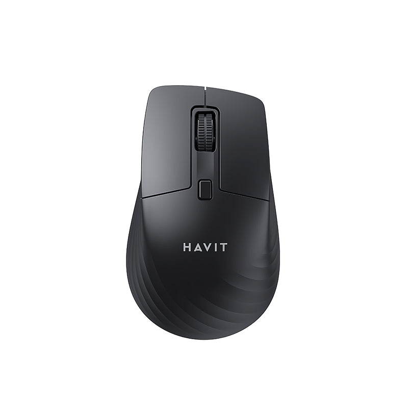 Havit MS58WB Wireless Dual_mode 2.4Ghz + Bluetooth 5.2, 2400DPI, Mouse (Black)