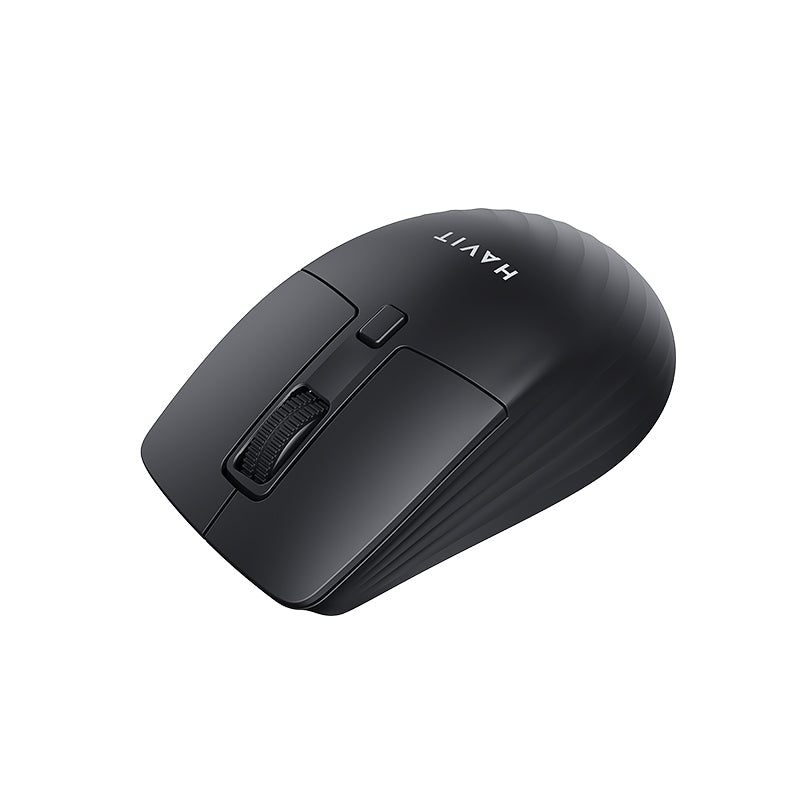 Havit MS58WB Wireless Dual_mode 2.4Ghz + Bluetooth 5.2, 2400DPI, Mouse (Black)