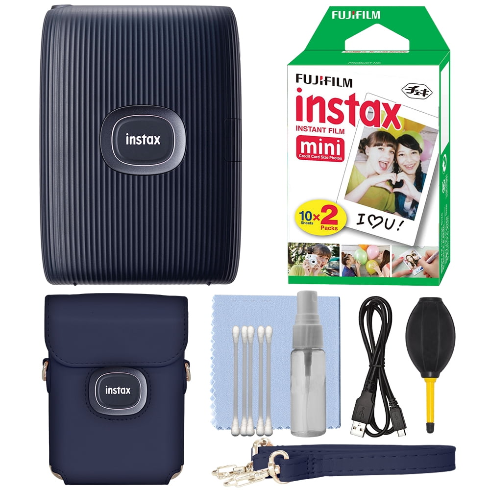 Fujifilm Instax Mini Link 2 Smartphone Photo Kit Printer with 20 Sheets -Space Blue Fujifilm Instax Mini Link 2 Smartphone Photo Kit Printer with 20 Sheets -Space Blue