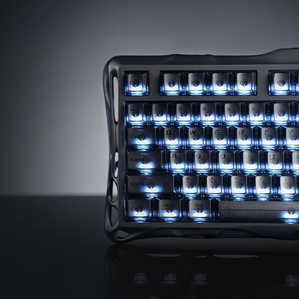GRAVASTAR K1 75% WIRELESS MECHANICAL GAMING KEYBOARD - Stealth Black