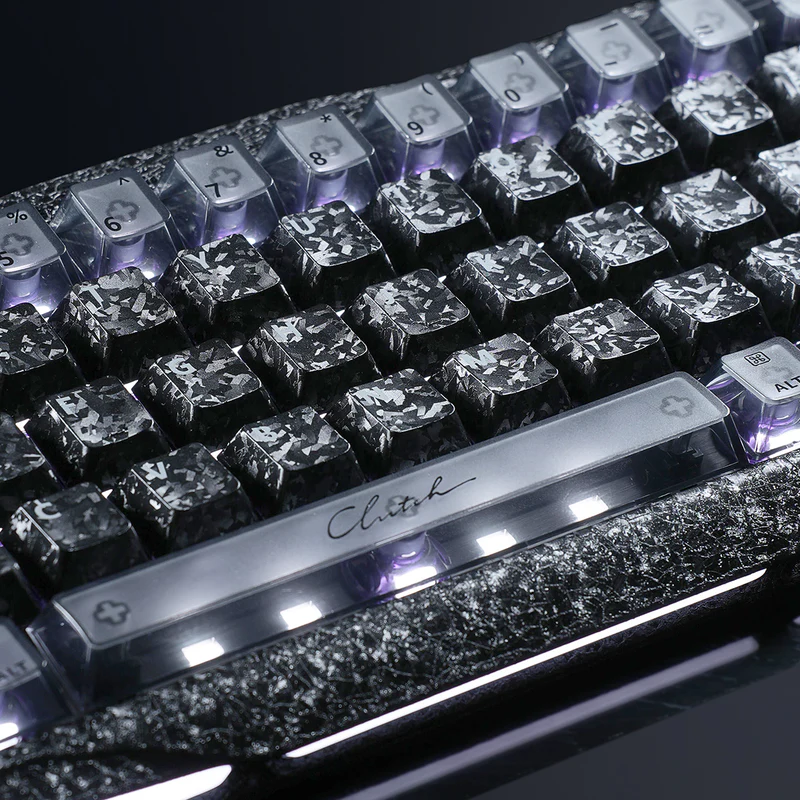 GravaStar Mercury V60 Pro 60% Hall Effect Magnetic Switch Gaming Keyboard - Cyber Frost Black