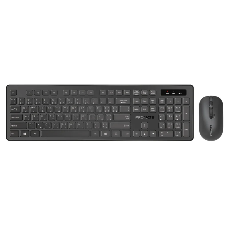 Promate ProCombo-13 Wireless Keyboard and Mouse Combo