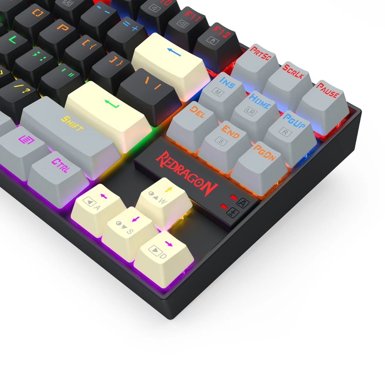 Redragon K552LGY KUMARA 87% Wired Mechanical Gaming Keyboard (BL-SW) - Grey