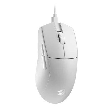 Redragon King 1K Wired Ultra Light-Weight  Wired Gaming Mouse - White