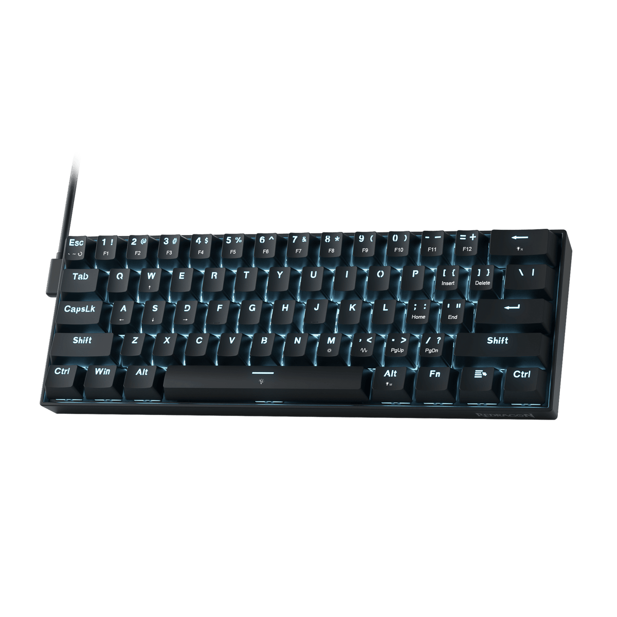 REDRAGON FIZZ 60% WIRD MAGNETIC SWITCH KEYBOARD -BLACK