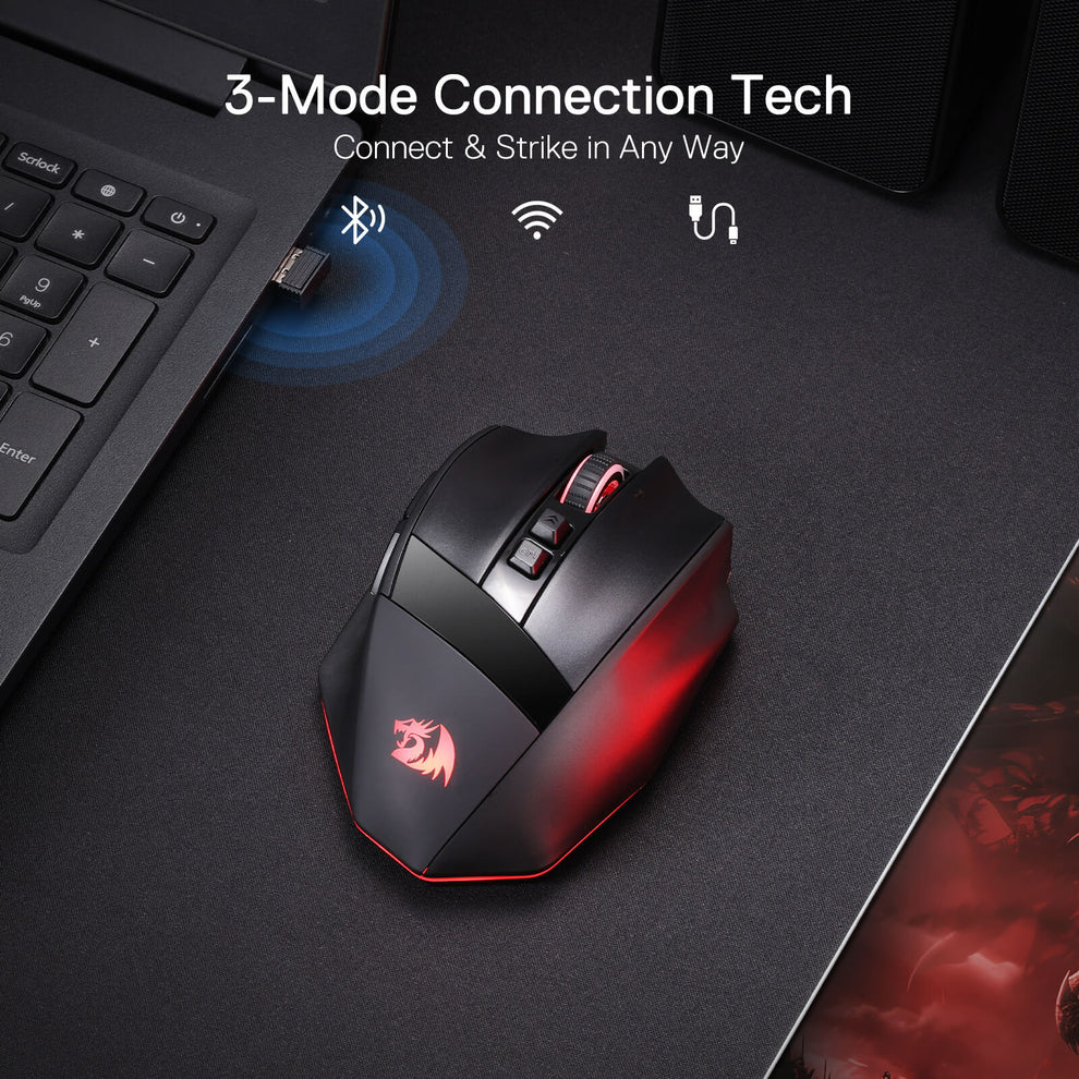 Redragon RIND M813 PRO 3-Mode RGB Gaming Mouse