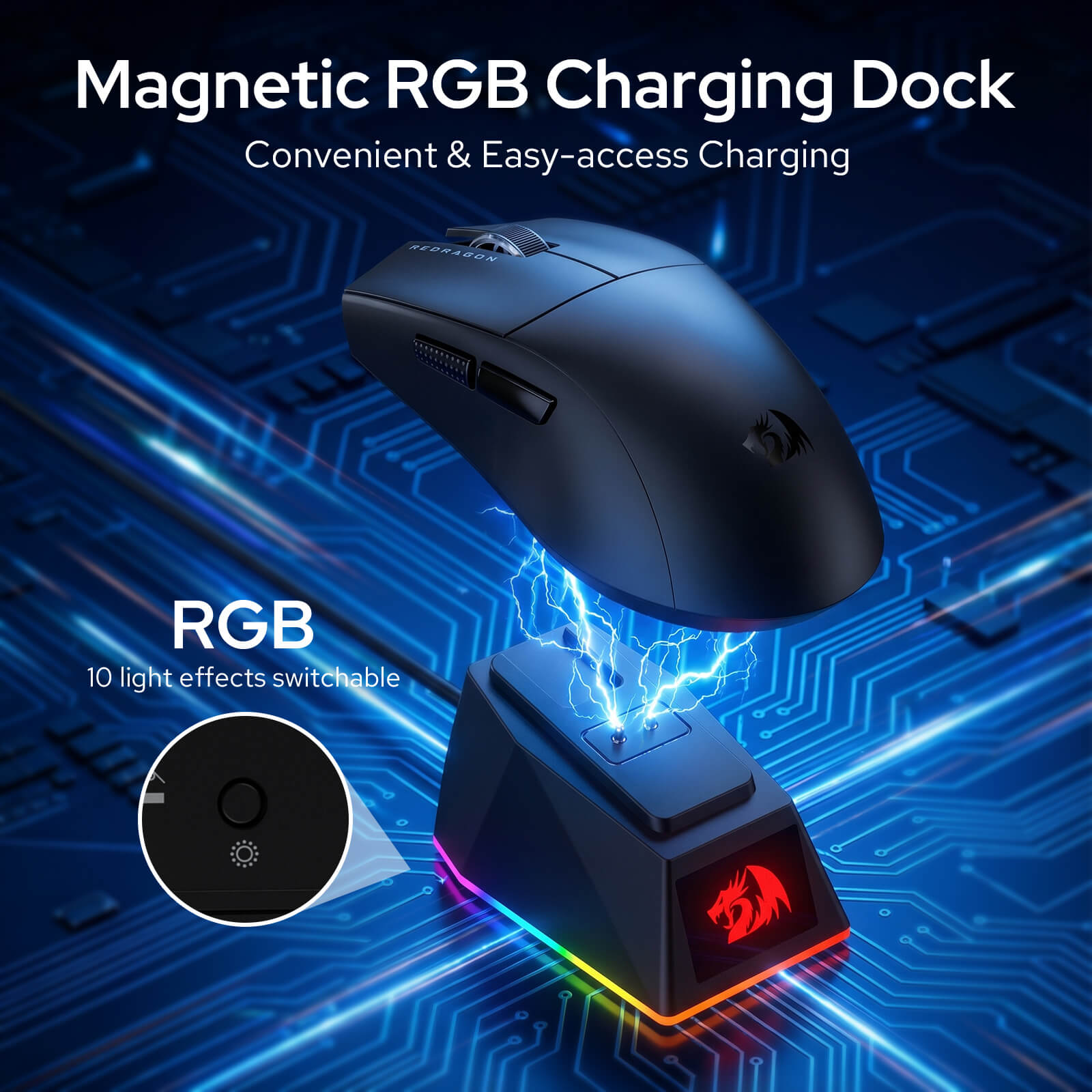 REDRAGON M999 KING ULTRA WIRELESS GAMING MOUSE