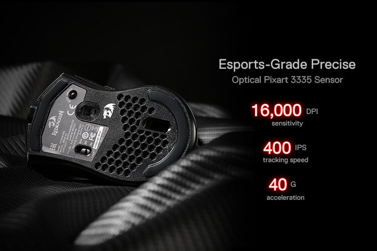 REDRAGON STORM PRO M808 RGB Wireless Gaming Mouse