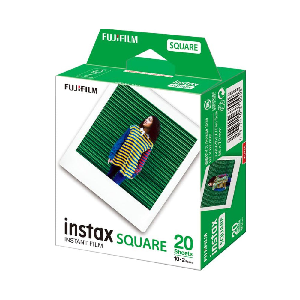 FUJIFILM INSTAX SQUARE INSTANT FILM 20 SHEETS FUJIFILM INSTAX SQUARE INSTANT FILM 20 SHEETS