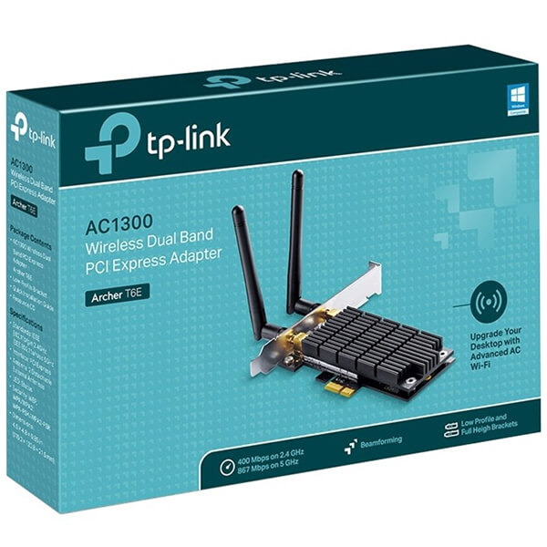 TP-Link Archer AC1300 T6E WiFi Adapter PCI Express Dual Band