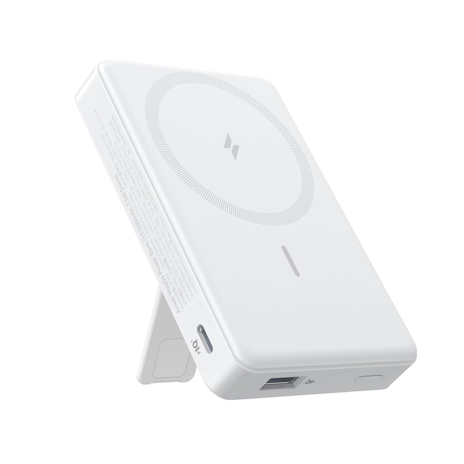 Anker MagGo Power Bank (10K, mAh, Stand) - White