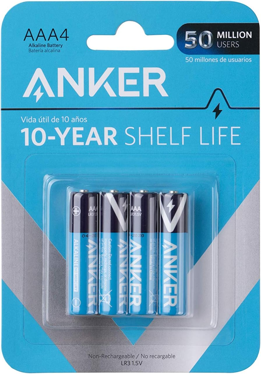 Anker Batteries Alkaline AAA 4-Pack