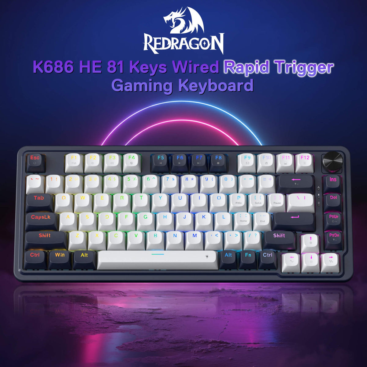 REDRAGON UCAL K673 MAGNITIC WIRD KEYBORAD