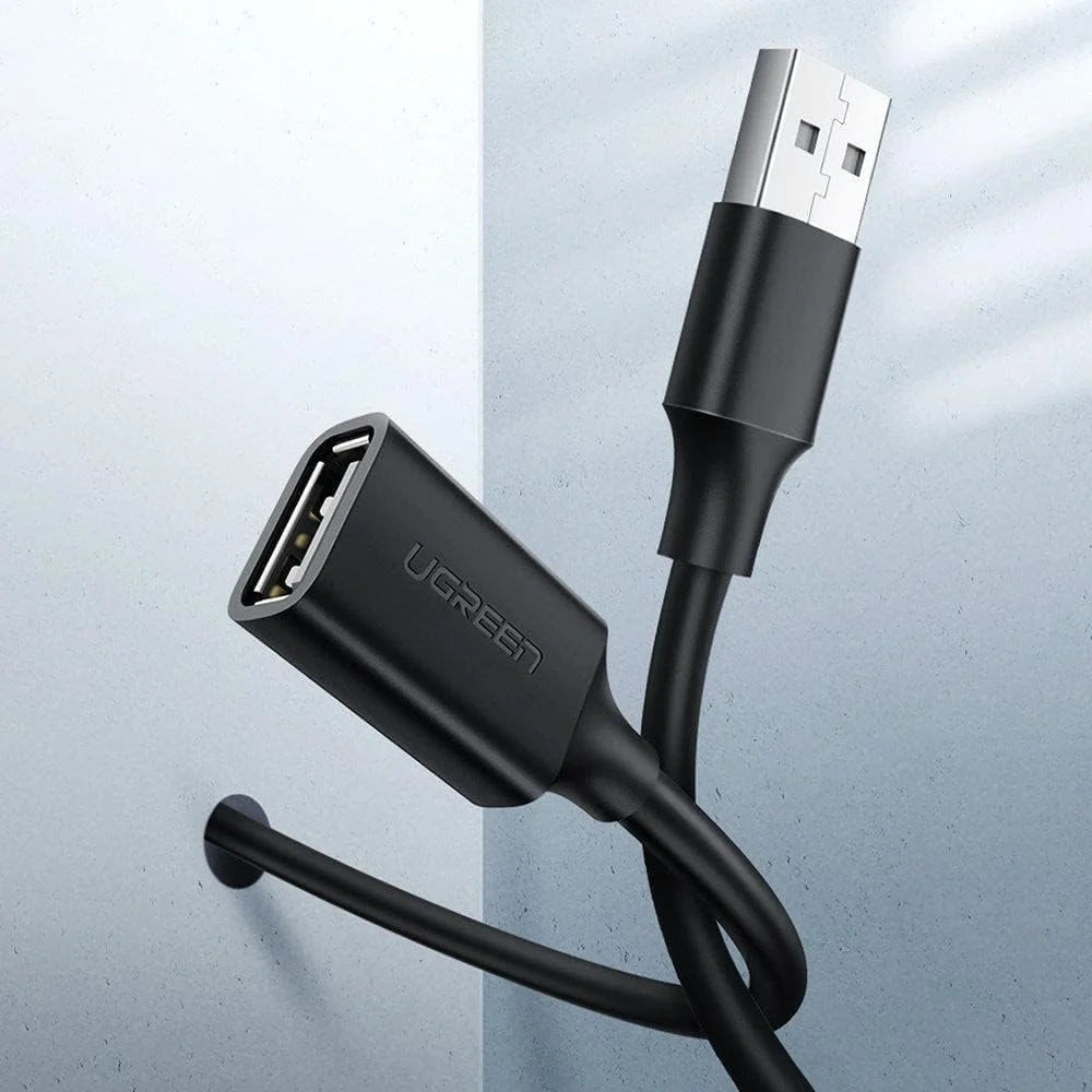 UGREEN USB 2.0 A Male to A Female Cable 1.5m (Black)