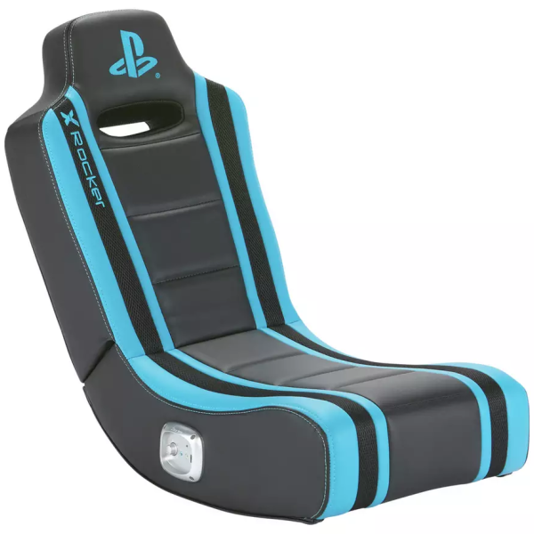 X Rocker PlayStation Geist 2.0 Floor Gaming Chair Blue/Black 