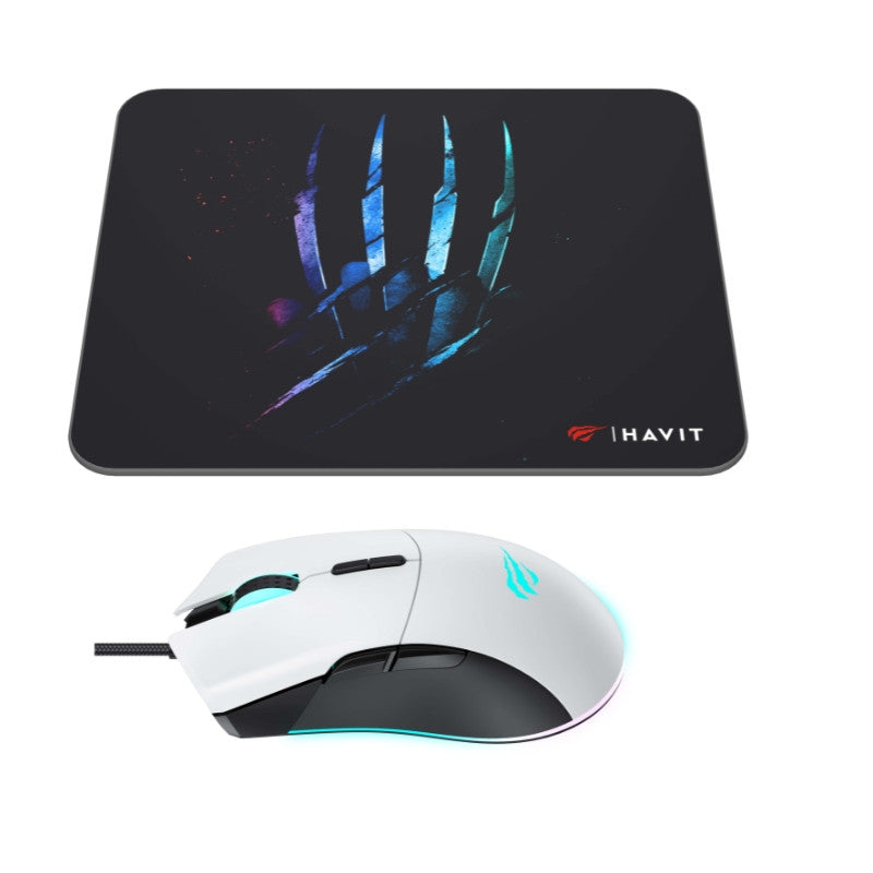 HAVIT MS1037CM /W/B GAMING MOUSE AND MOUSE PAD COMBO