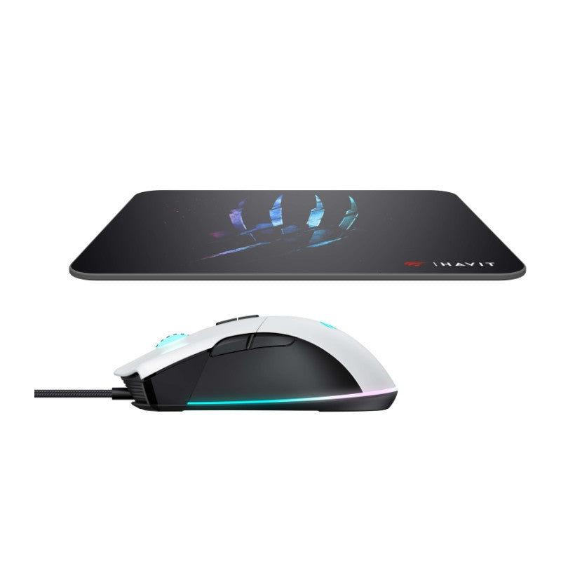 HAVIT MS1037CM /W/B GAMING MOUSE AND MOUSE PAD COMBO