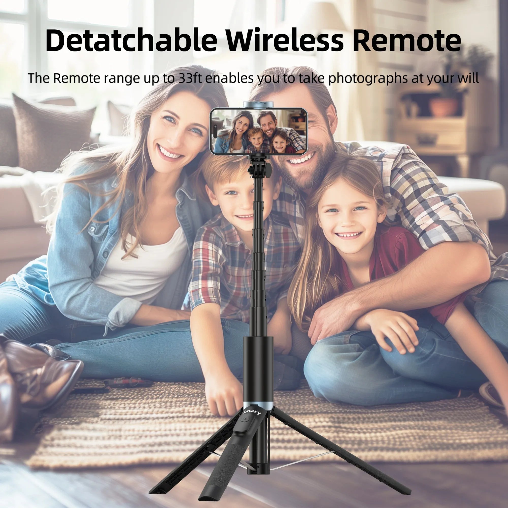 Jmary KT-259 All-in-One Selfie Stick Tripod 1.6 Meter