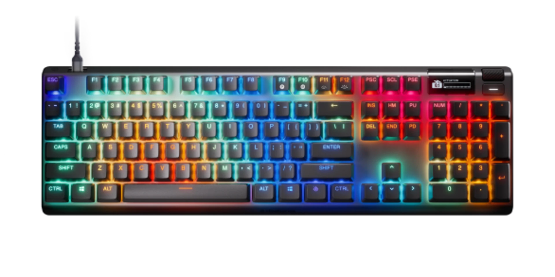 SteelSeries - Apex Pro Gen 3 Full Size Wired Mechanical OmniPoint Adjustable Gaming Keyboard
