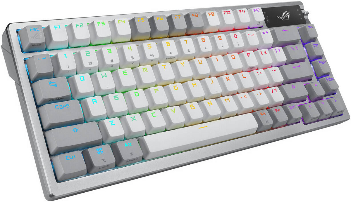 Asus ROG M701 AZOTH 75% WIRELESS MECHANICAL GAMING KEYBOARD - WHITE