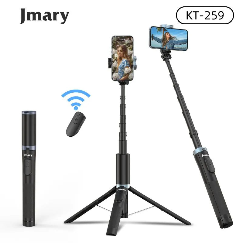 Jmary KT-259 All-in-One Selfie Stick Tripod 1.6 Meter