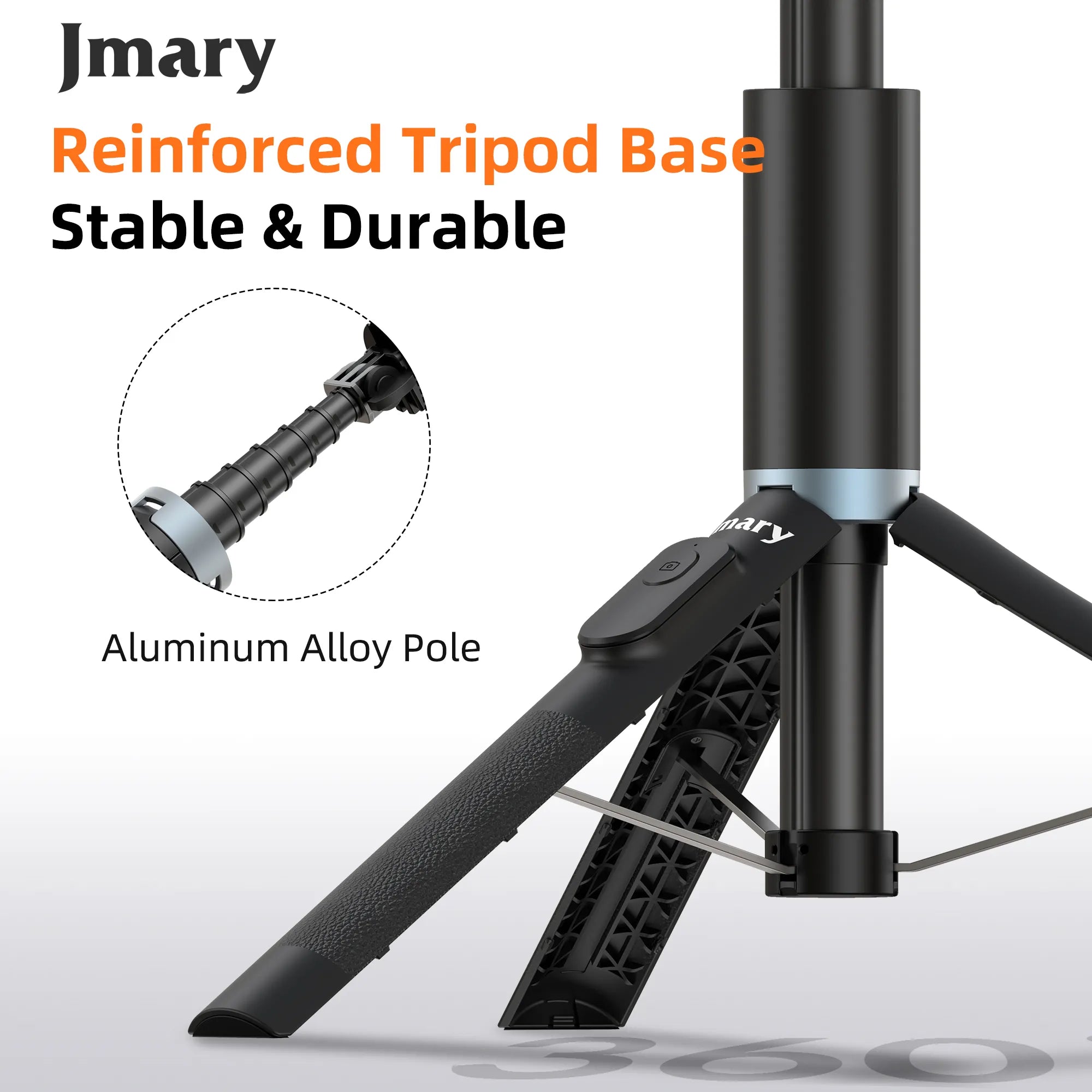 Jmary KT-259 All-in-One Selfie Stick Tripod 1.6 Meter