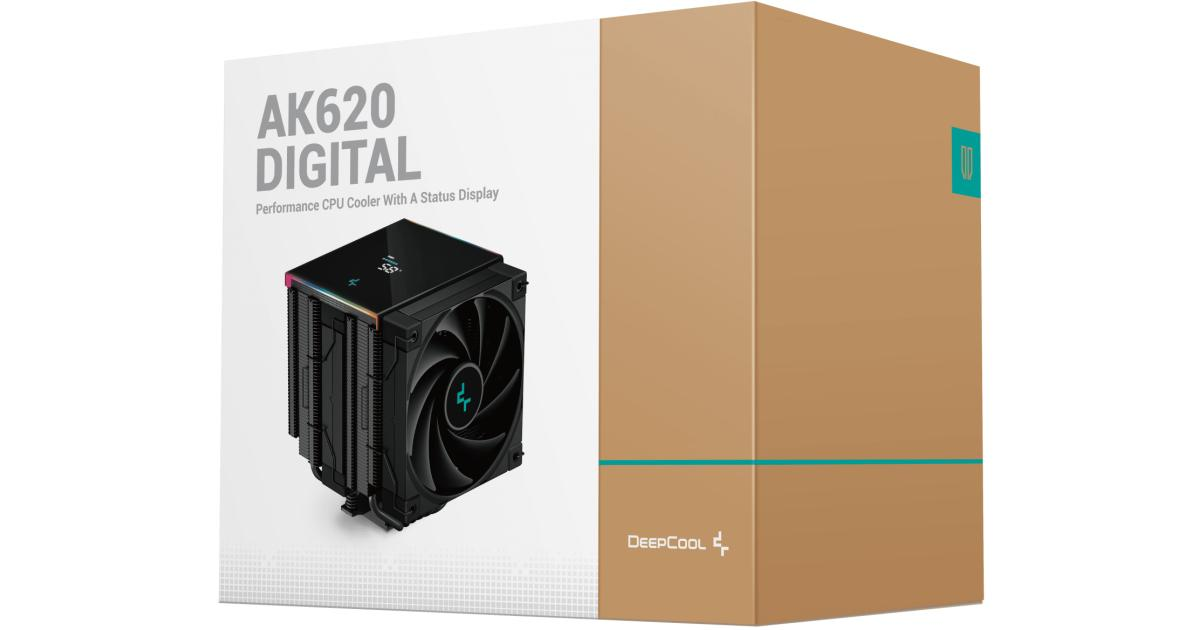 Deepcool AK620 Digital Cooler with Status Display