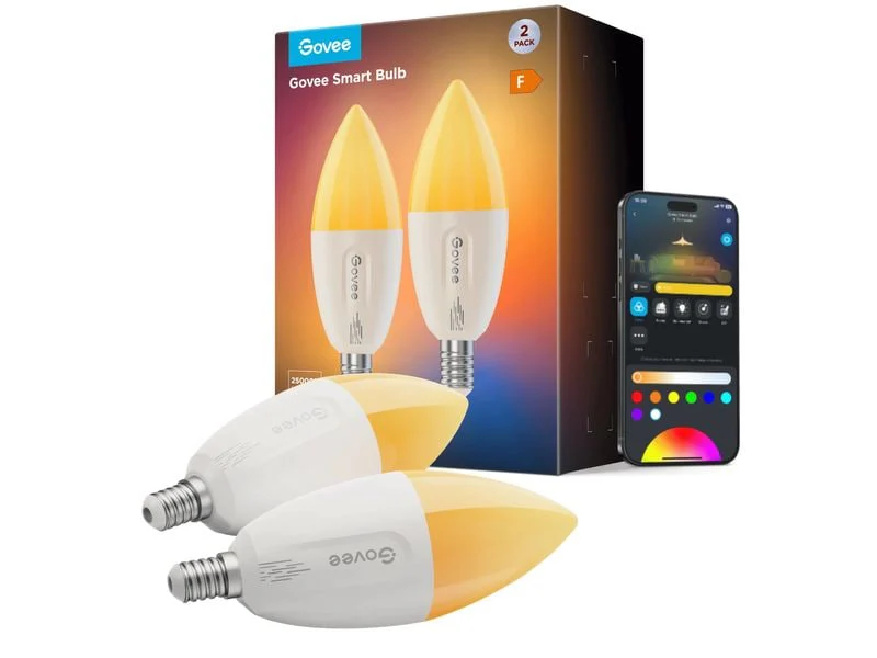 Govee RGBWW Smart LED Bulb (2Packs) E14