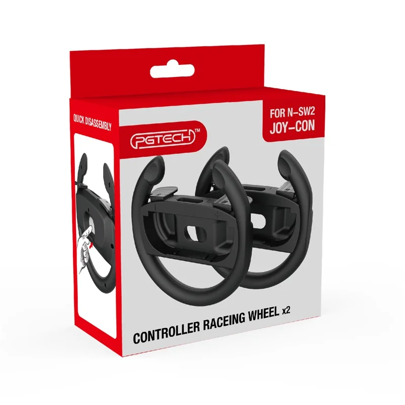 PGTECH CONTROLLER RACING WHEEL X2 FOR SWITCH 2 PGTECH CONTROLLER RACING WHEEL X2 FOR SWITCH 2