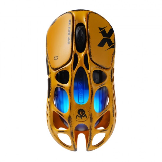 GravaStar Mercury X Wireless Gaming Mouse Special Edition - Battle Worn Yellow