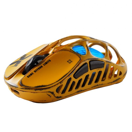 GravaStar Mercury X Wireless Gaming Mouse Special Edition - Battle Worn Yellow