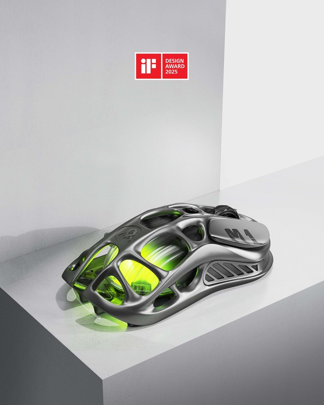 GravaStar Mercury M1 Pro Wireless Gaming Mouse - Gunmetal gray