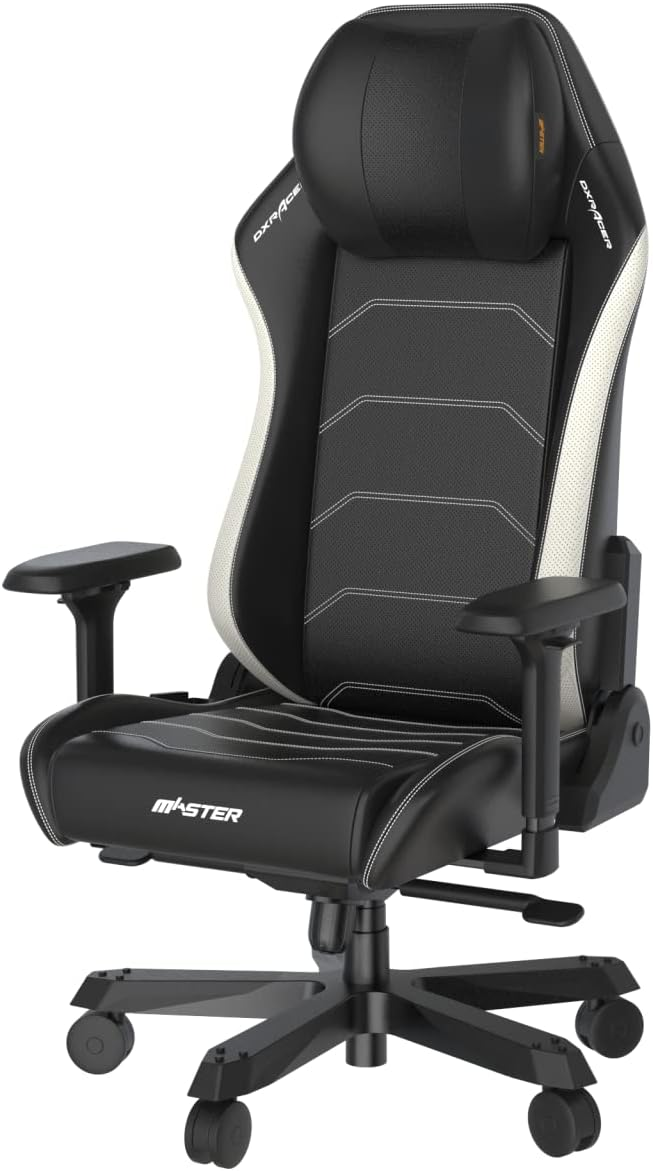 DxRacer Master Series Gaming Chair - Black/White