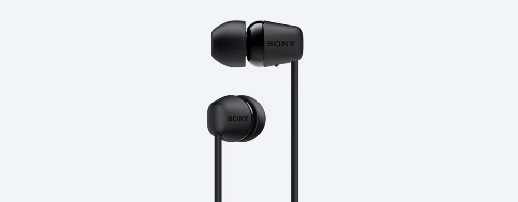 SONY WI-C200/B WIRELESS IN-EAR HEADSET/HEADPHONES WITH MIC FOR PHONE CAL