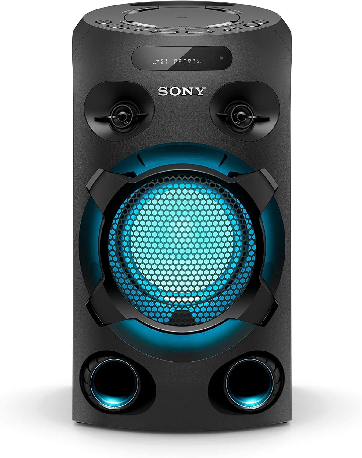 SONY MHC-V02/B- HIGH POWER PARTY SPEAKER WITH BLUETOOTH,MULTI-DEVICE CONNECTION,SPEAKER LIGHT