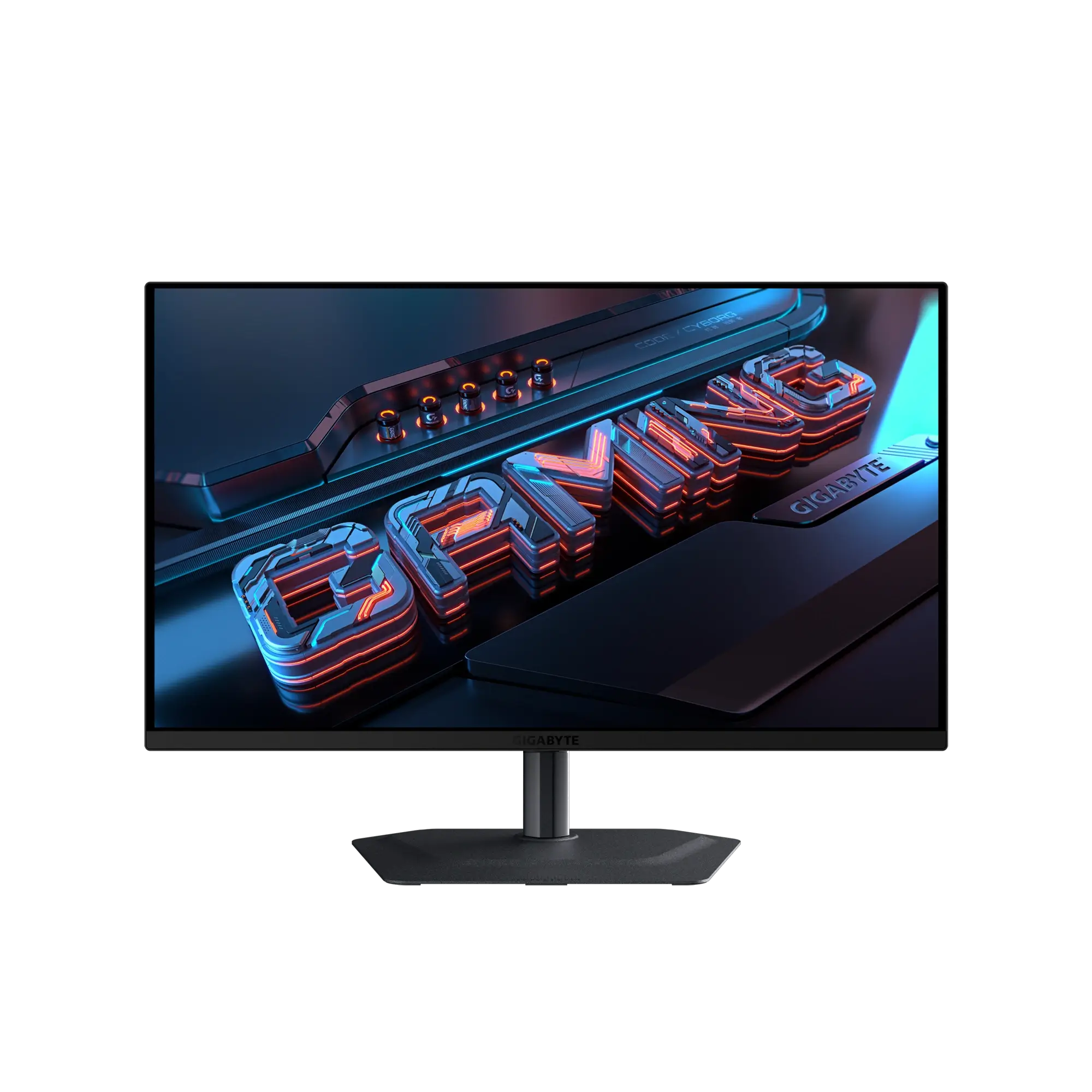 GIGABYTE MO27Q2 26.5-inch QD-OLED QHD 2K 0.03ms 240Hz Gaming Monitor - With Speakers Height Adjustable Anti-Reflection TYPE C KVM