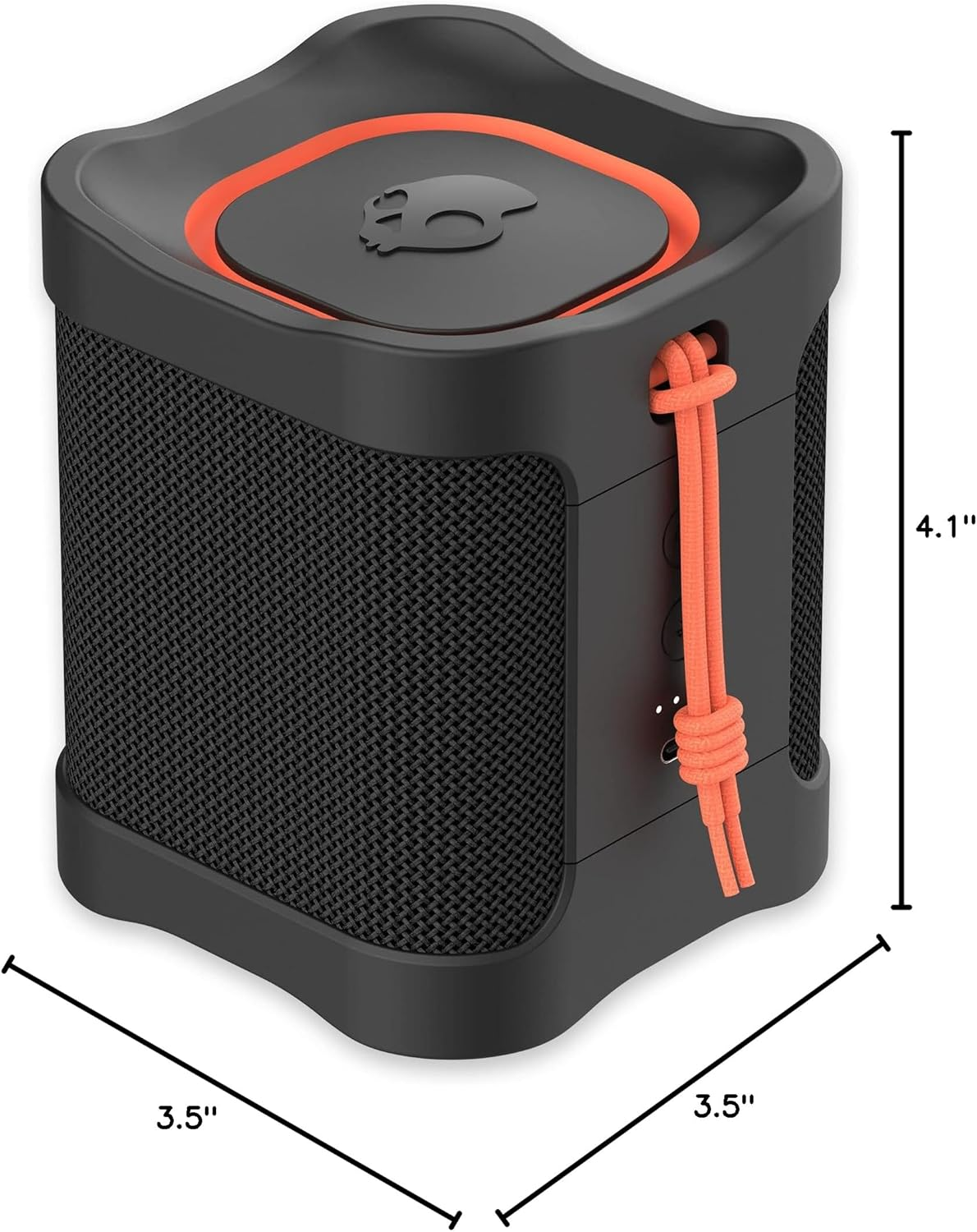 Skullcandy Terrain Mini Wireless Bluetooth Speaker - IPX7 Waterproof Portable Speaker with Dual Custom Passive Radiators