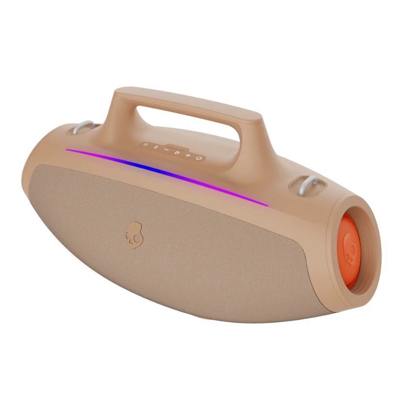 Skullcandy Barrel Bluetooth Boombox Speaker – Water-Resistant Wireless Portable Speaker