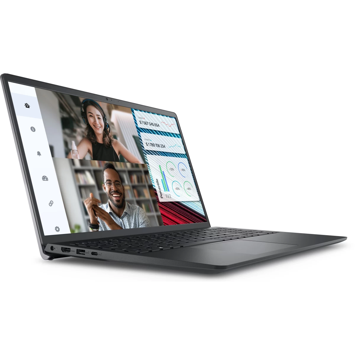 Dell Vostro 3530 2023 13th Gen Intel Core i7 10-Core 120Hz Display - Black